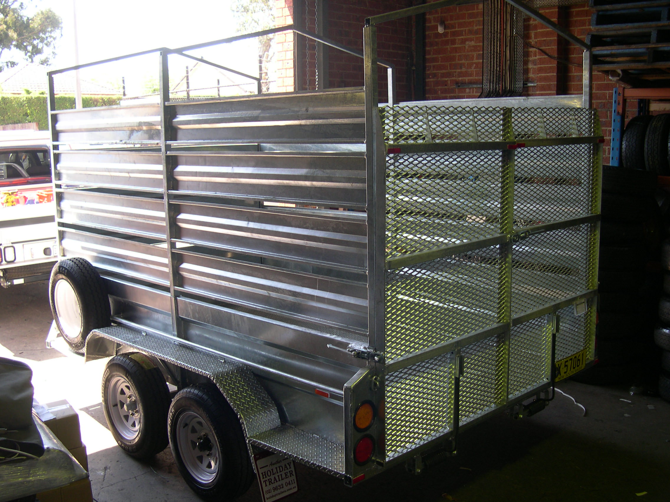 Galvanised Box Trailers in Sydney, Australia Holiday Trailers